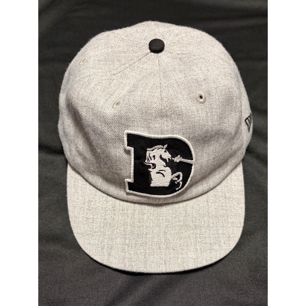 New Era 9FIFTY Denver Broncos Hat Mens Gray Wool Blend Snapback NFL Cap Vintage